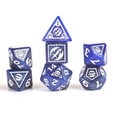 D&D: Adventure Dice Set - Fighter Blue