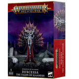Warhammer Age of Sigmar game box featuring a fantasy figure with red and silver armor.