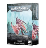 Warhammer 40,000 Tyranid Prime miniature packaging on a white background