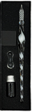 Calligraphy pen set with decorative handle in a black box