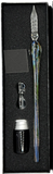 Calligraphy pen set with ink bottle in a black box