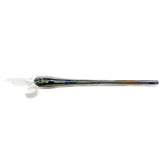 Glass pipe with a white background