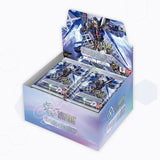 Box of Bandai  Gundam cards with character illustration on a white background