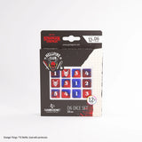 Dice set packaging with 'Stranger Things' branding on a white background