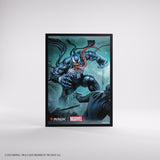 Framed artwork of a superhero character with Marvel branding on a light gray background
