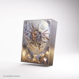 Card game box with dragon illustration on a white background