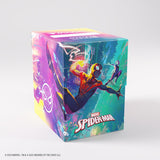 Spider-Man trading card game booster pack with colorful design and Marvel branding.