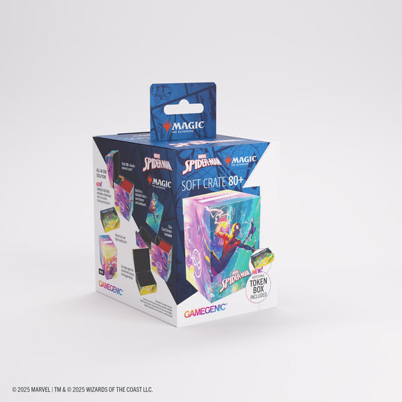 Spider-Man Magic Soft Crate packaging on a white background