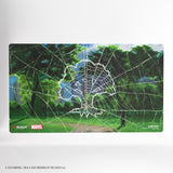 Spider web design on a product with Marvel and Gamegenic logos.