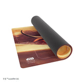 Yoga mat with Star Wars design on a white background