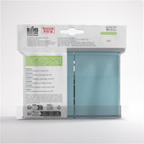 Clear plastic sleeves in a packaging with text and branding on a white background