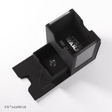 Black car console organizer with Star Wars branding on a white background