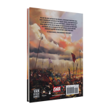 Book cover with a battle scene and Van Ryder Games logo on a white background