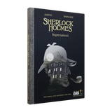Book titled 'Sherlock Holmes Supernatural' with a dark cover and Sherlock Holmes silhouette.