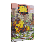 Comic book cover with a robot and cityscape illustration, featuring 'Zone 25' and '2D-Jarvin' text.