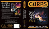 GURPS Basic Set Revised book cover with text and graphics