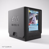 Star Wars card holder with a card featuring a character from the 'Star Wars' franchise on a white background.