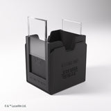 Black card holder with 'Star Wars' branding on a white background