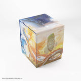 Card game box with fantasy design on a white background