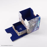 Card holder with dragon design on a white background