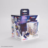 Card game packaging with 'MAGIC' branding on a gray background