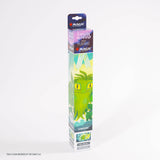 Packaged playmat with a dragon illustration on a white background