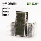 Gamers Grass Tufts: Blue Flowers- Wild