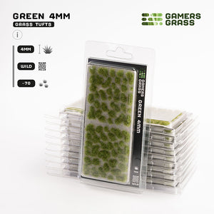 Gamers Grass Tufts: Green 4mm- Wild