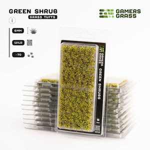 Gamers Grass Tufts: Green Shrub- Wild