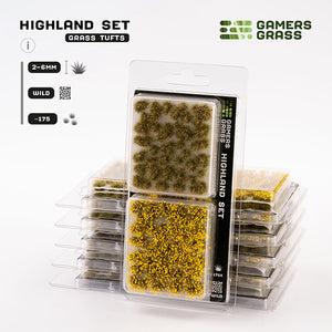 Gamers Grass Tufts: Highland Tuft Set- Wild