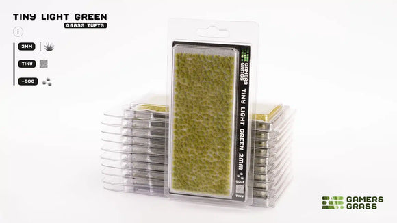 Gamers Grass Tufts: Light Green- Tiny