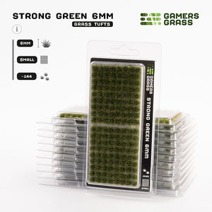 Gamers Grass Tufts: Strong Green 6mm - Small