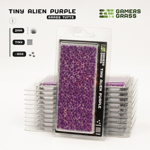 Gamers Grass Tufts: Tiny Alien Tufts- Purple 2mm