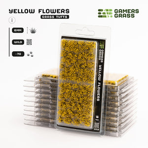 Gamers Grass Tufts: Yellow Flowers- Wild