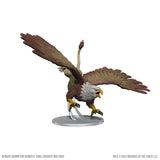 Detailed griffon figurine with open wings on a white background
