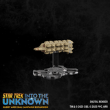 Star Trek Into the Unknown game piece on a dark background