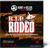 Box for 'R.I.P. at the Rodeo' murder mystery game by Hunt a Killer