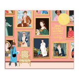 Illustrated book cover with portraits of women in historical attire and a quote about well-behaved women.