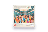 Packaging of a Bridgerton-themed product with colorful illustration on a white background