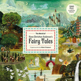 Jigsaw puzzle box for 'The World of Hans Christian Andersen's Fairy Tales' with colorful illustrations and puzzle details.
