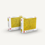 Two LEGO Minifigure Faces packaging boxes on a white background