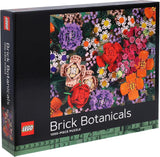 LEGO Brick Botanicals puzzle box with colorful floral design and LEGO branding.