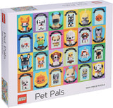 LEGO Pet Pals 1000-piece puzzle box with character illustrations on a white background