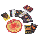 Collection of cards with various designs and text on a white background