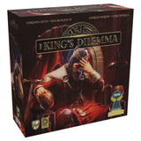 Board game box titled 'The King's Dilemma' with a king character on the cover.
