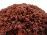 Close-up of brown cocoa powder