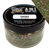 Jar of 'Huge Miniatures' 4-in-1 Scatter with Sakura blend on a white background