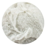 Close-up of a marble-like texture with gray and white colors on a white background