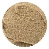 Round beige stone on a white background