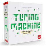 Box for 'Turing Machine' game with green text and red accents on a white background